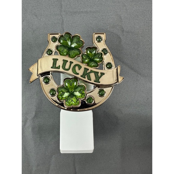 Bath & Body Works Other - Bath & Body Works Lucky FOUR LEAF CLOVER Horseshoe Nightlight Wallflower NEW
